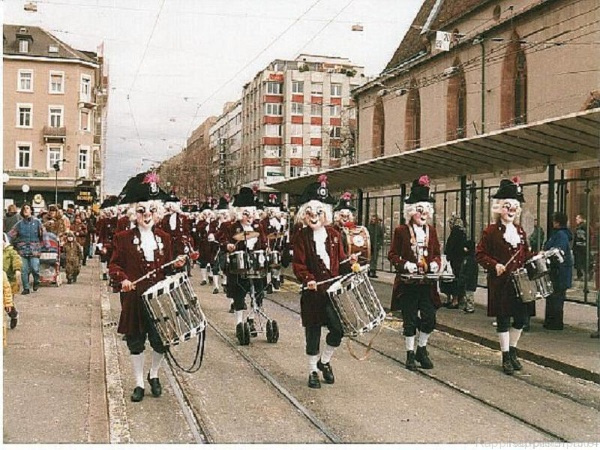 Räpplischpalter am Fasnachtszyschtig 1999